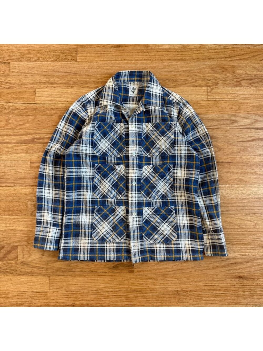 South2 West8 x Engineered Garments Printed Cotton 6 Pocket Flannel Small